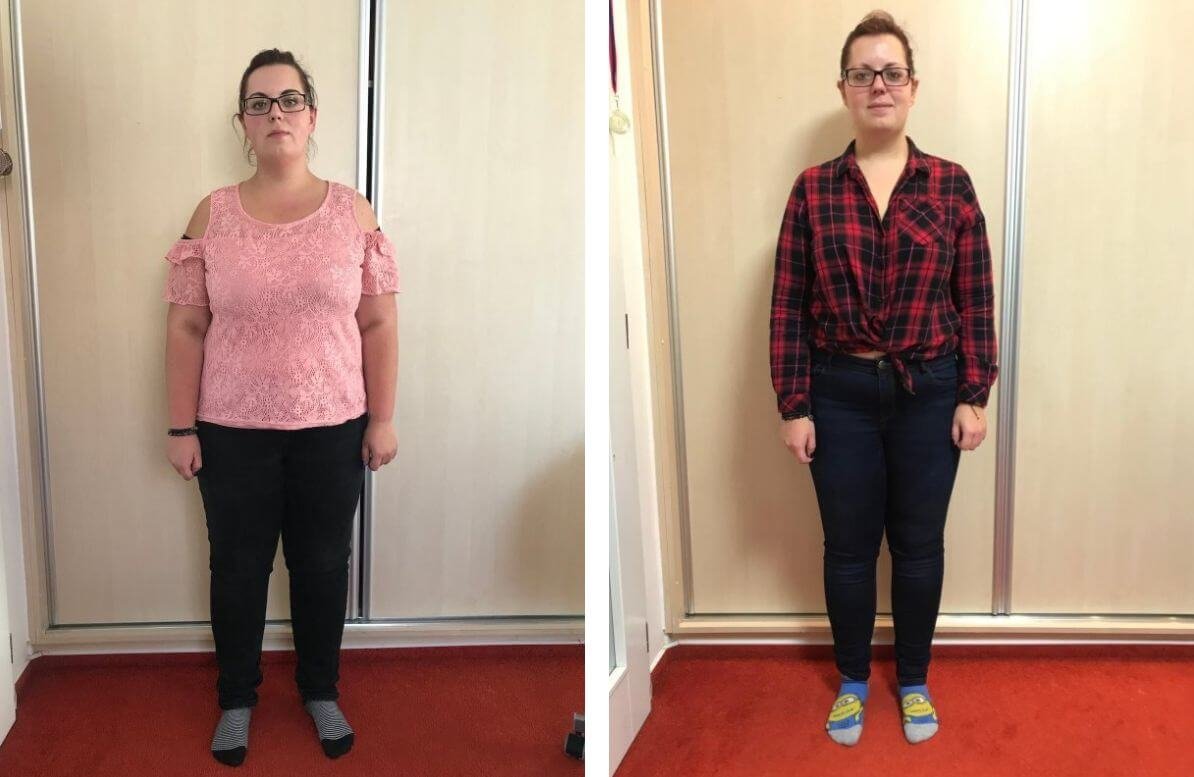 Tereza 23 let, zhubla 12 kg