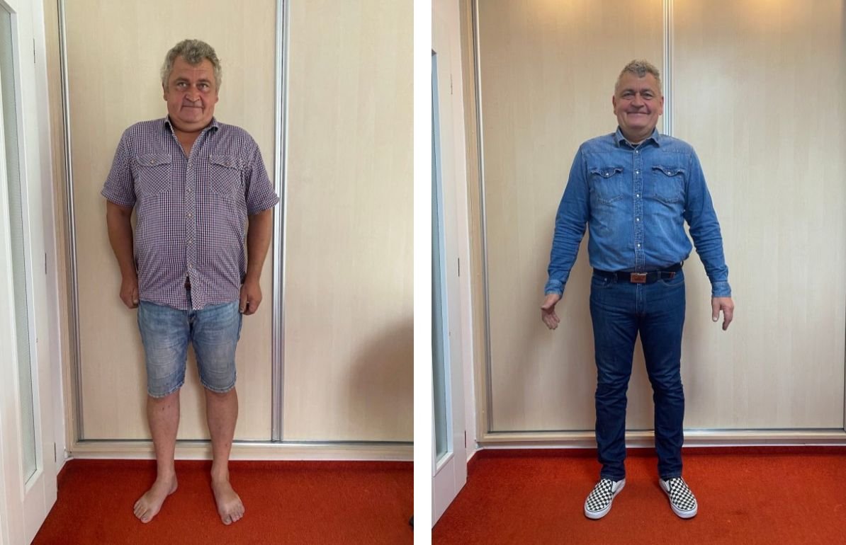 Stanislav 55 let, zhubl 14 kg