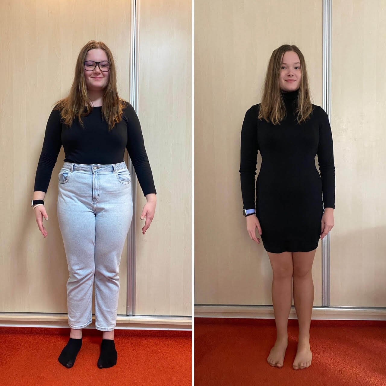 Míša 14 let, zhubla 14 kg